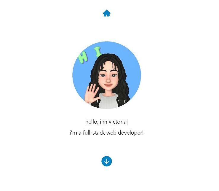 img of home screen of victoria's website